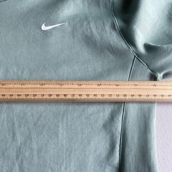 Nike Women’s Green Dri-FIT Funnel Neck Long Sleeve Pullover Hoodie Size L - Picture 13 of 13